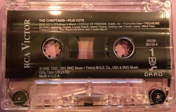 The Chieftains - Film Cuts (Cass, Comp, Dol) (Very Good Plus (VG+)) - Image 3