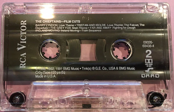 The Chieftains - Film Cuts (Cass, Comp, Dol) (Very Good Plus (VG+)) - Image 4