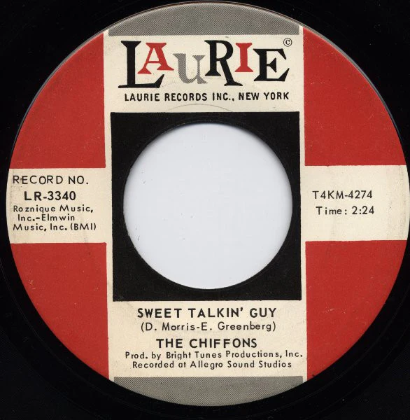 The Chiffons - Sweet Talkin' Guy / Did You Ever Go Steady (7", Single, Ind) (Very Good Plus (VG+))