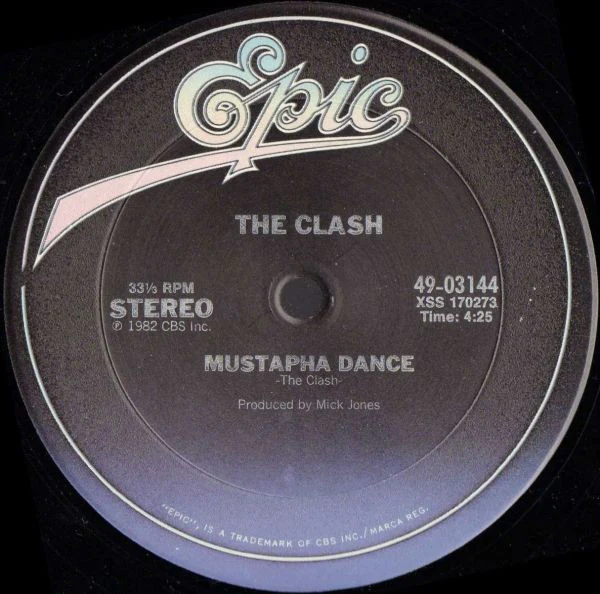 The Clash - Rock The Casbah (12") (Good Plus (G+)) - Image 4