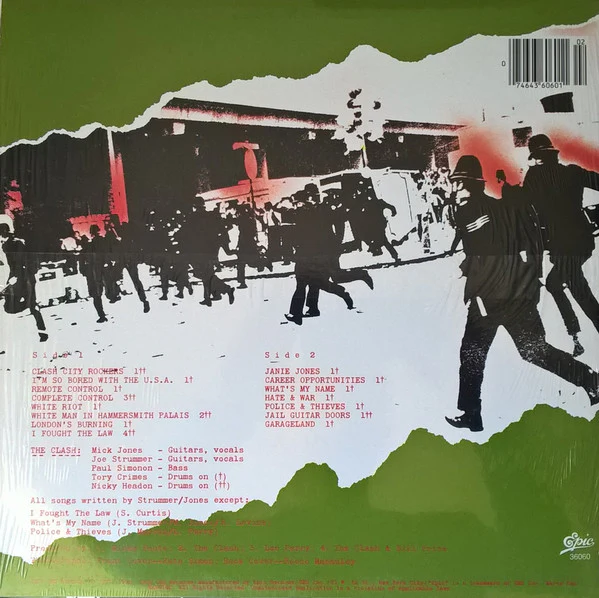 The Clash - The Clash (LP, Album, RE) (Very Good Plus (VG+)) - Image 2