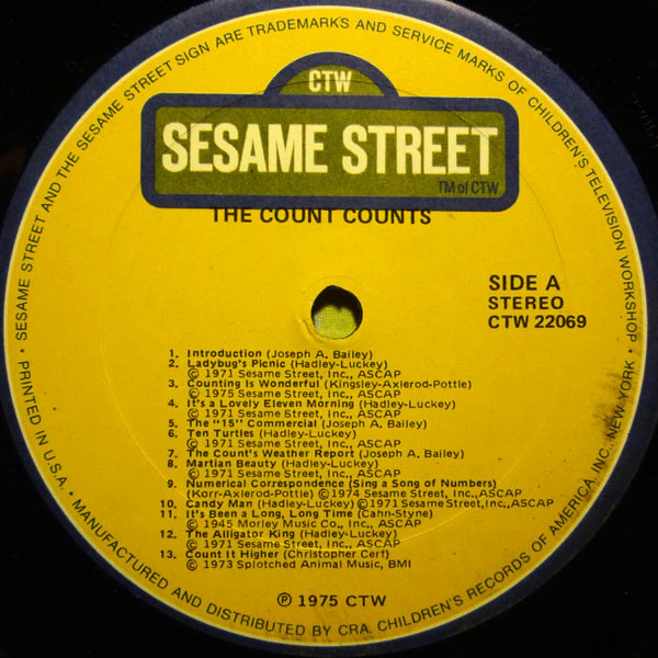 The Count  - The Count Counts (LP, Album) (Very Good Plus (VG+)) - Image 4