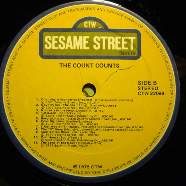 The Count  - The Count Counts (LP, Album) (Very Good Plus (VG+)) - Image 5