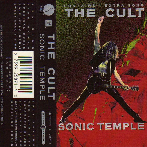 The Cult - Sonic Temple (Cass, Album, SR,) (Very Good Plus (VG+))