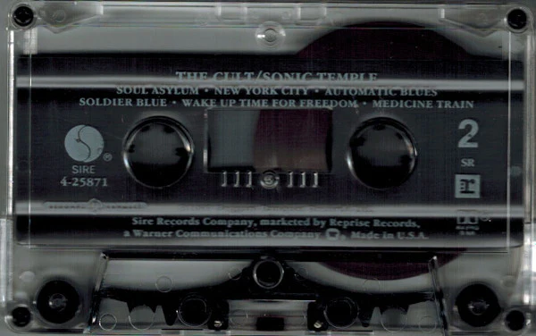 The Cult - Sonic Temple (Cass, Album, SR,) (Very Good Plus (VG+)) - Image 5