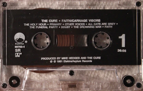 The Cure - Faith / Carnage Visors (Cass, Album, SR) (Very Good Plus (VG+)) - Image 2