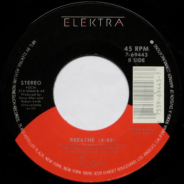 The Cure - Just Like Heaven (7", Single, Styrene, All) (Very Good Plus (VG+)) - Image 4