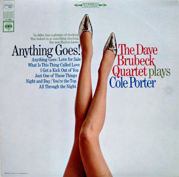 The Dave Brubeck Quartet - Anything Goes! The Dave Brubeck Quartet Plays Cole Porter (LP, Album, RE, Car) (Very Good Plus (VG+))