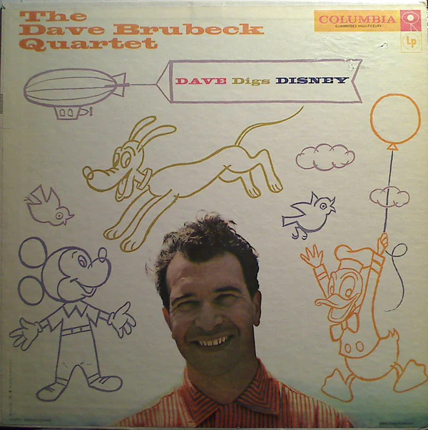 The Dave Brubeck Quartet - Dave Digs Disney (LP, Album, Mono) (Near Mint (NM or M-))