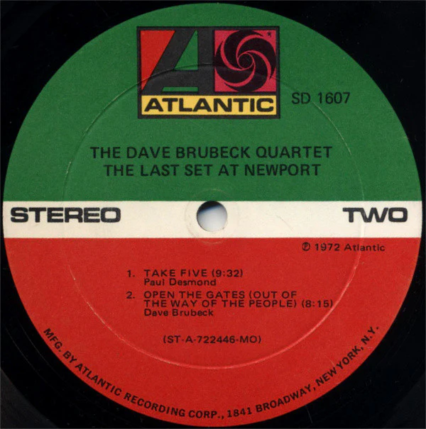 The Dave Brubeck Quartet Featuring Gerry Mulligan, Alan Dawson, Jack Six - The Last Set At Newport (LP, Album) (Very Good Plus (VG+)) - Image 4