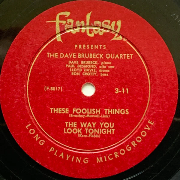 The Dave Brubeck Quartet - Jazz At Oberlin (10", Album, Mono, RP) (Very Good Plus (VG+)) - Image 3