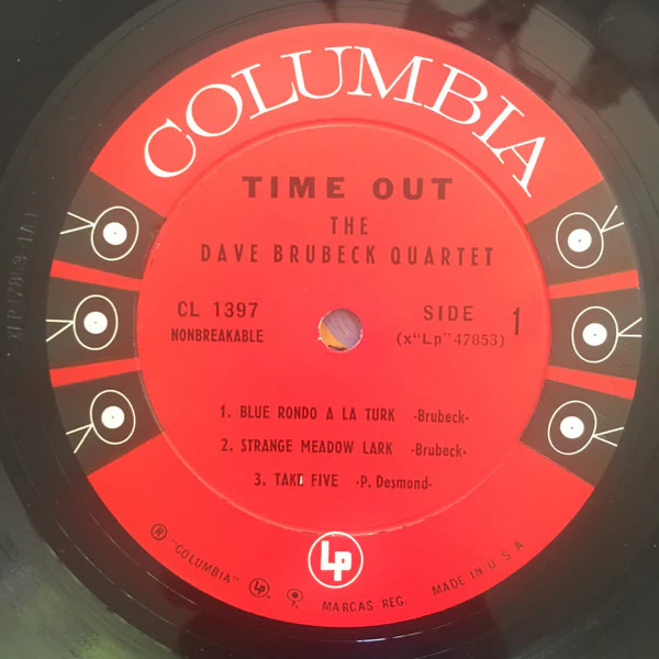 The Dave Brubeck Quartet - Time Out (LP, Album, Mono) (Very Good Plus (VG+)) - Image 3