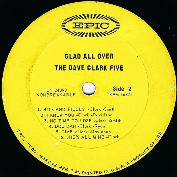 The Dave Clark Five - Glad All Over (LP, Album, Mono, Pit) (Very Good Plus (VG+)) - Image 4