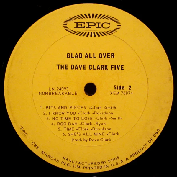 The Dave Clark Five - Glad All Over (LP, Album, Mono, Pit) (Very Good Plus (VG+)) - Image 4