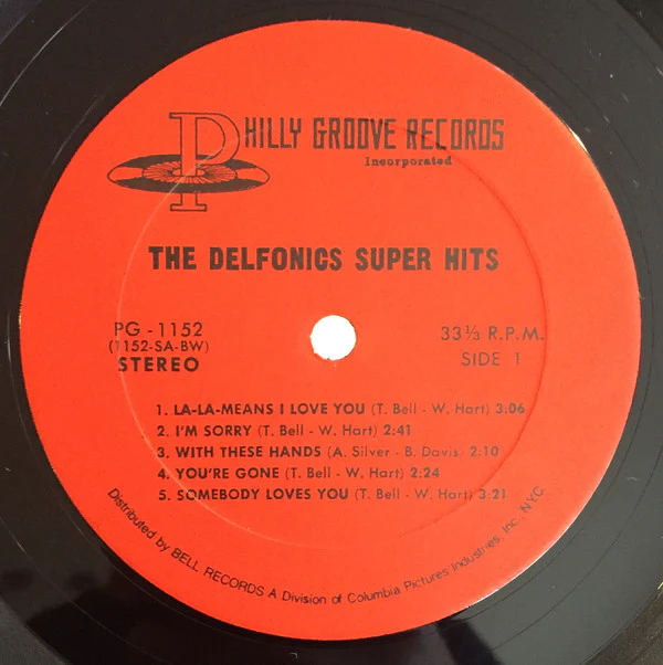 The Delfonics - Super Hits (LP, Comp, BW ) (Very Good Plus (VG+)) - Image 2