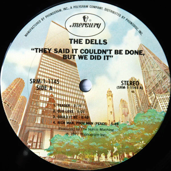 The Dells - They Said It Couldn't Be Done, But We Did It! (LP, Album, Pit) (Near Mint (NM or M-)) - Image 3