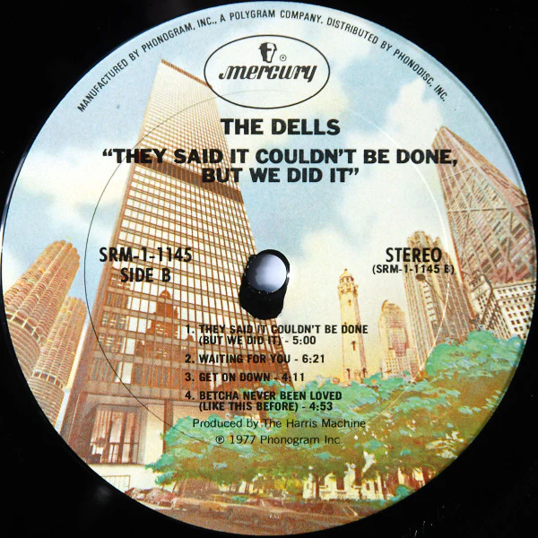 The Dells - They Said It Couldn't Be Done, But We Did It! (LP, Album, Pit) (Near Mint (NM or M-)) - Image 4