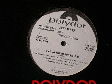 The Dodgers - Love On The Rebound (12", Promo) (Near Mint (NM or M-))