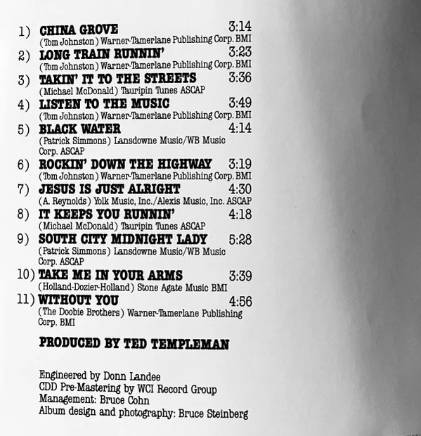 The Doobie Brothers - Best Of The Doobies (CD, Comp, RE, ARC) (Very Good Plus (VG+)) - Image 5