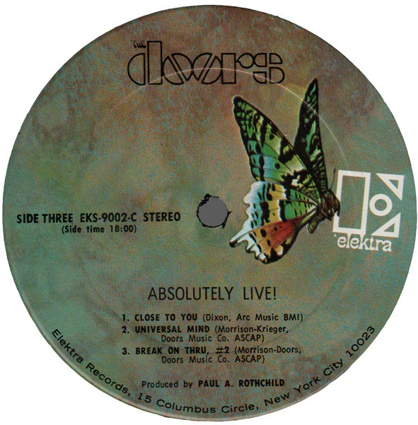 The Doors - Absolutely Live (2xLP, Album, Ter) (Very Good Plus (VG+)) - Image 4