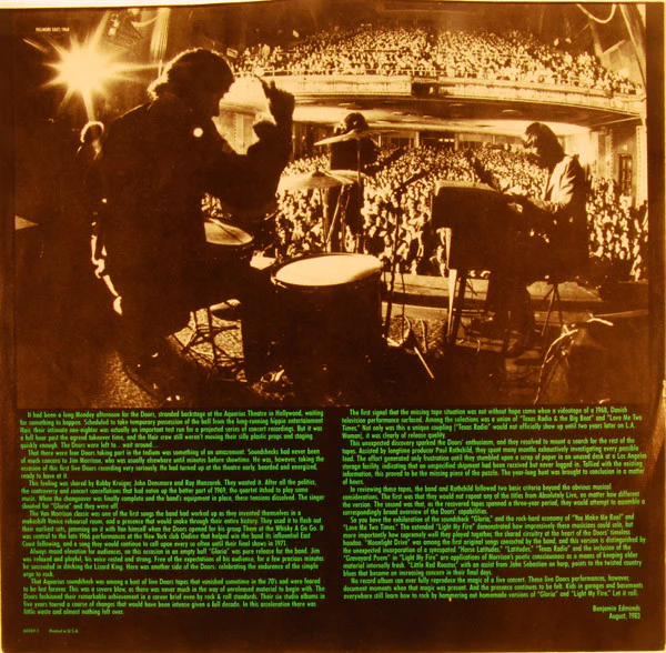 The Doors - Alive, She Cried (LP, Album, Spe) (Near Mint (NM or M-)) - Image 5