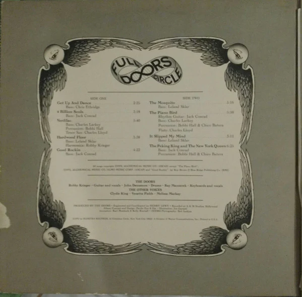 The Doors - Full Circle (LP, Album, Ter) (Very Good Plus (VG+)) - Image 2