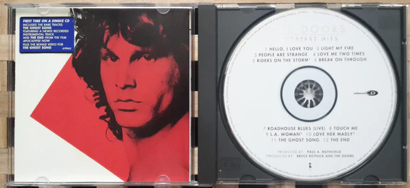The Doors - Greatest Hits (CD, Comp, Enh, Promo, RE, RM, WEA) (Near Mint (NM or M-)) - Image 3