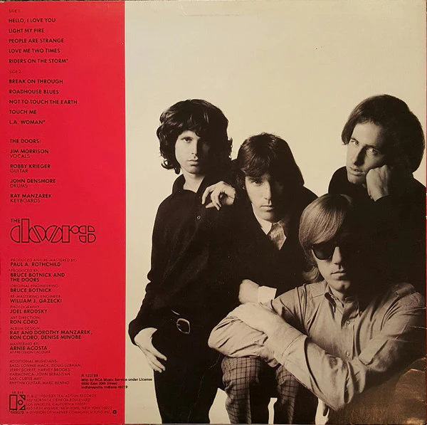 The Doors - Greatest Hits (LP, Comp, Club, RM, RCA) (Very Good Plus (VG+)) - Image 2