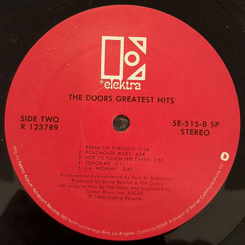 The Doors - Greatest Hits (LP, Comp, Club, RM, RCA) (Very Good Plus (VG+)) - Image 4