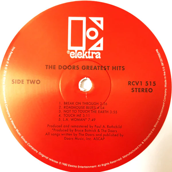 The Doors - Greatest Hits (LP, Comp, Ltd, RE, RM, Whi) (Near Mint (NM or M-)) - Image 4