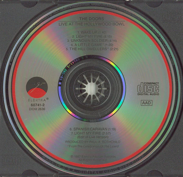 The Doors - Live At The Hollywood Bowl (CD, MiniAlbum) (Very Good Plus (VG+)) - Image 3