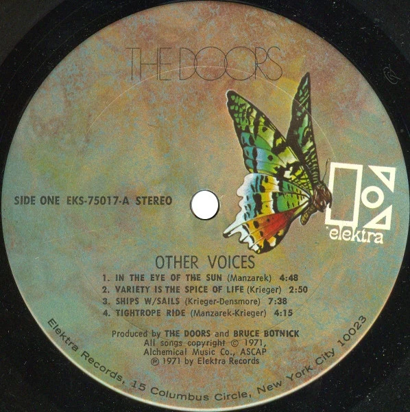The Doors - Other Voices (LP, Album, Gat) (Very Good Plus (VG+)) - Image 5