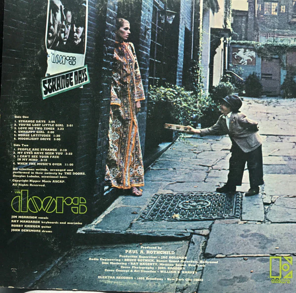 The Doors - Strange Days (LP, Album, Mon) (Very Good Plus (VG+)) - Image 2