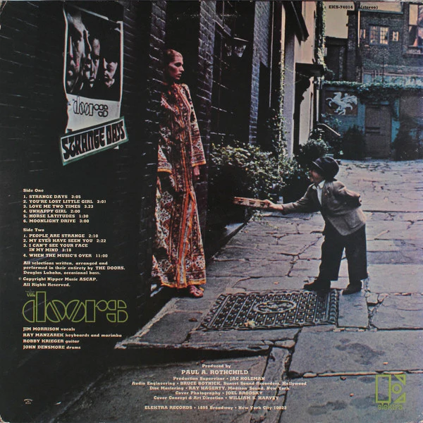 The Doors - Strange Days (LP, Album, RE) (Very Good (VG)) - Image 2