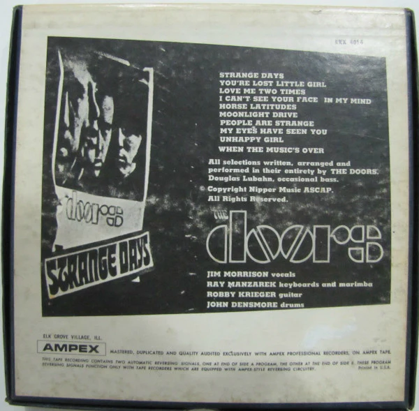 The Doors - Strange Days (Reel, Album) (Very Good (VG)) - Image 2