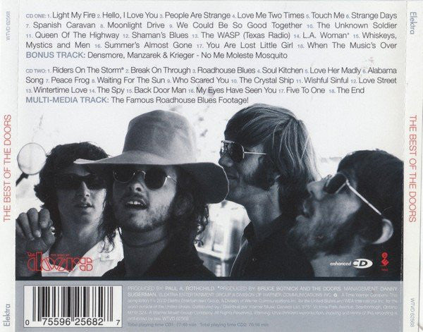 The Doors - The Best Of The Doors (2xCD, Comp, Enh, RM, Cas) (Very Good Plus (VG+)) - Image 4