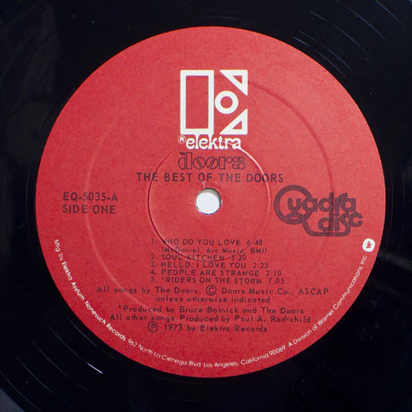 The Doors - The Best Of The Doors (LP, Comp, Quad, RE) (Very Good Plus (VG+)) - Image 5