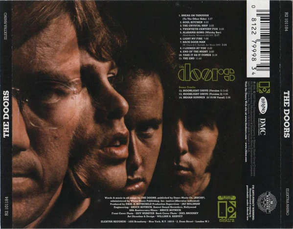 The Doors - The Doors (CD, Album, RE, RM, 40t) (Near Mint (NM or M-)) - Image 2