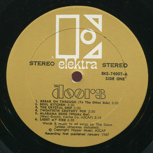 The Doors - The Doors (LP, Album, RP, Abb) (Very Good Plus (VG+)) - Image 3
