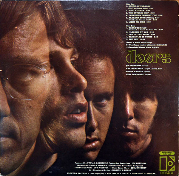 The Doors - The Doors (LP, Album, RP, All) (Good Plus (G+)) - Image 2