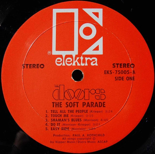 The Doors - The Soft Parade (LP, Album, Red) (Good Plus (G+)) - Image 4
