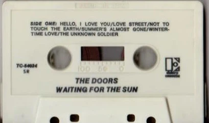 The Doors - Waiting For The Sun (Cass, Album, RE, SR) (Very Good Plus (VG+)) - Image 3