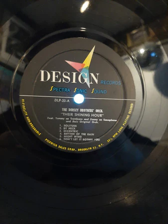 The Dorsey Brothers Orchestra - Their Shining Hour (LP, Comp, Mono) (Very Good (VG)) - Image 3