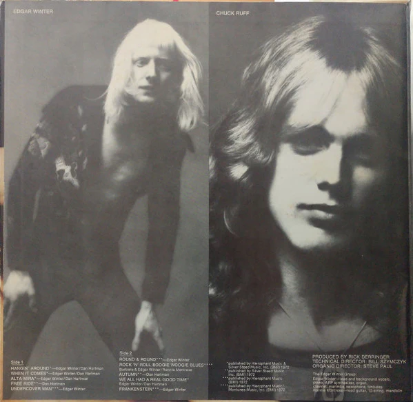 The Edgar Winter Group - They Only Come Out At Night (LP, Album) (Near Mint (NM or M-)) - Image 2