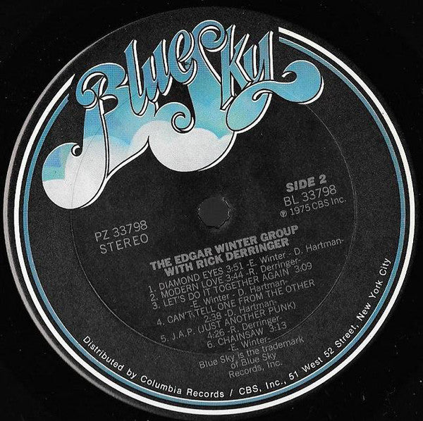 The Edgar Winter Group With Rick Derringer - The Edgar Winter Group With Rick Derringer (LP, Album, Ter) (Very Good Plus (VG+)) - Image 4