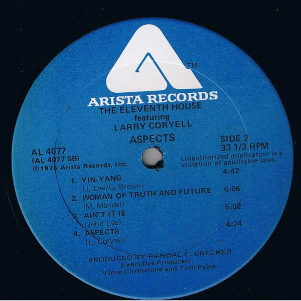 The Eleventh House Featuring Larry Coryell - Aspects (LP, Album, Ter) (Very Good Plus (VG+)) - Image 4