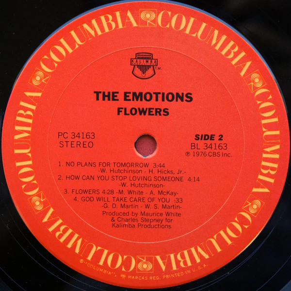 The Emotions - Flowers (LP, Album, Pit) (Very Good Plus (VG+)) - Image 4