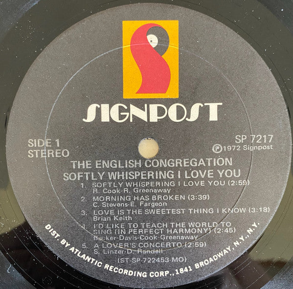 The English Congregation* - Softly Whispering I Love You (LP, Album, MO ) (Very Good Plus (VG+)) - Image 3