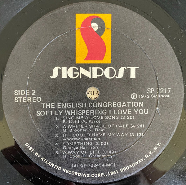 The English Congregation* - Softly Whispering I Love You (LP, Album, MO ) (Very Good Plus (VG+)) - Image 4