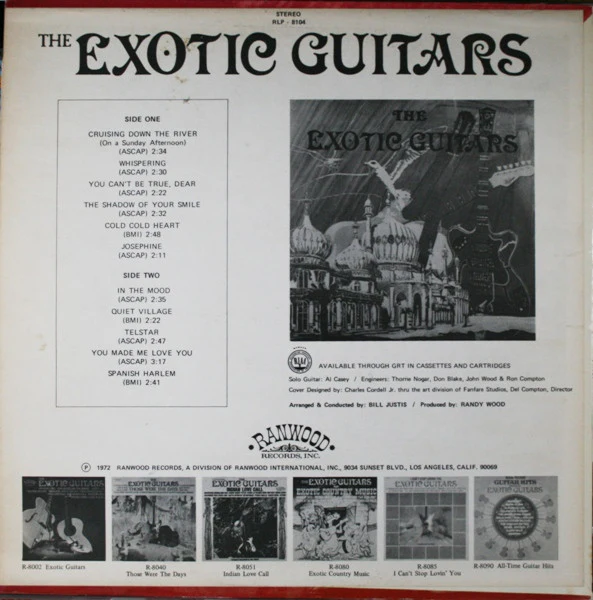 The Exotic Guitars - The Exotic Guitars (LP, Album) (Very Good Plus (VG+)) - Image 2